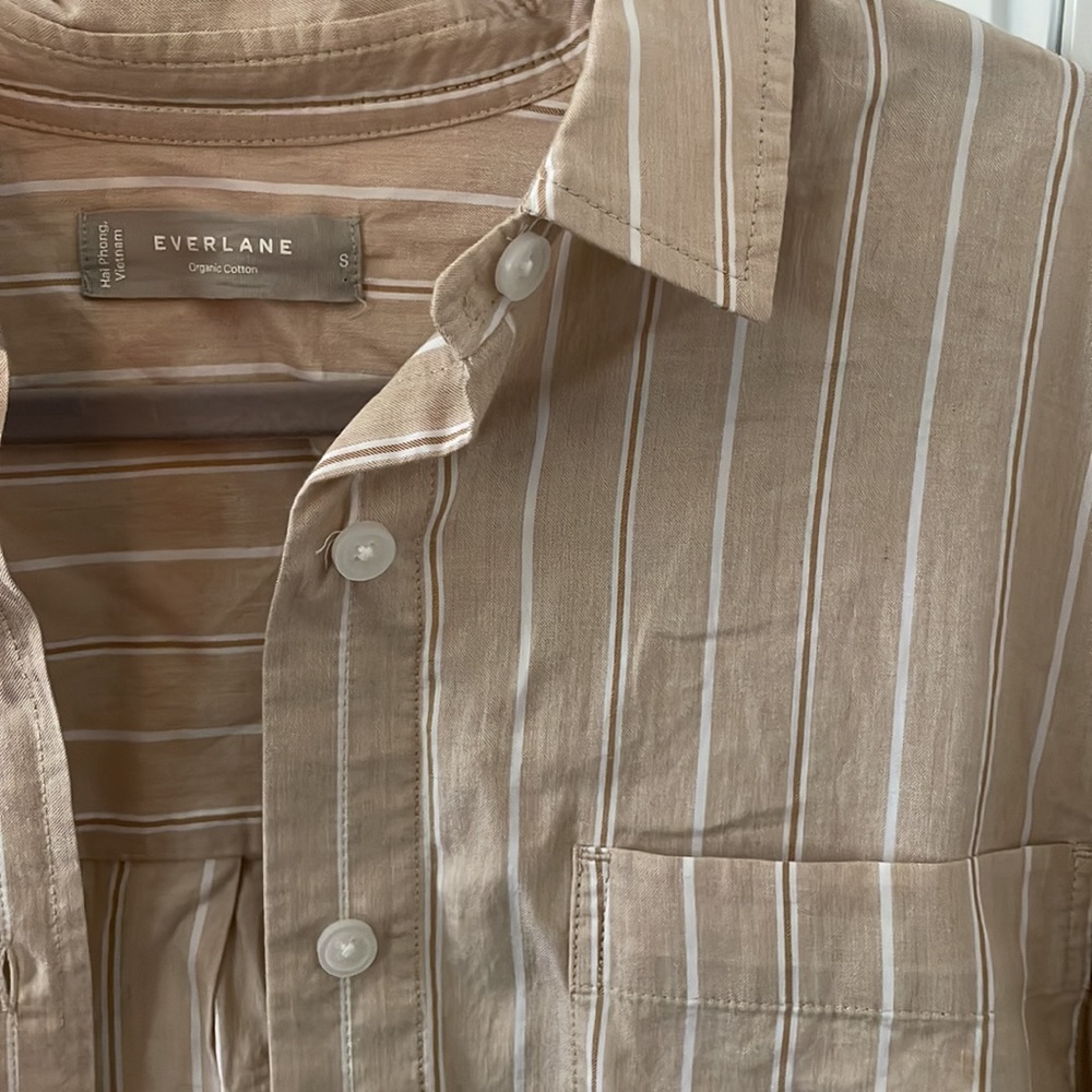 Everlane Cropped Button Down
